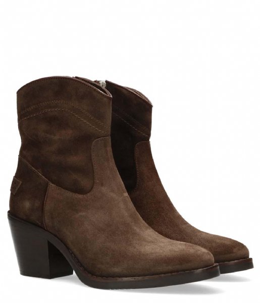 Shabbies  Ankle Boot Waxed Suede Brown (2002)